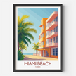 Miami Beach Travel Memory Gift