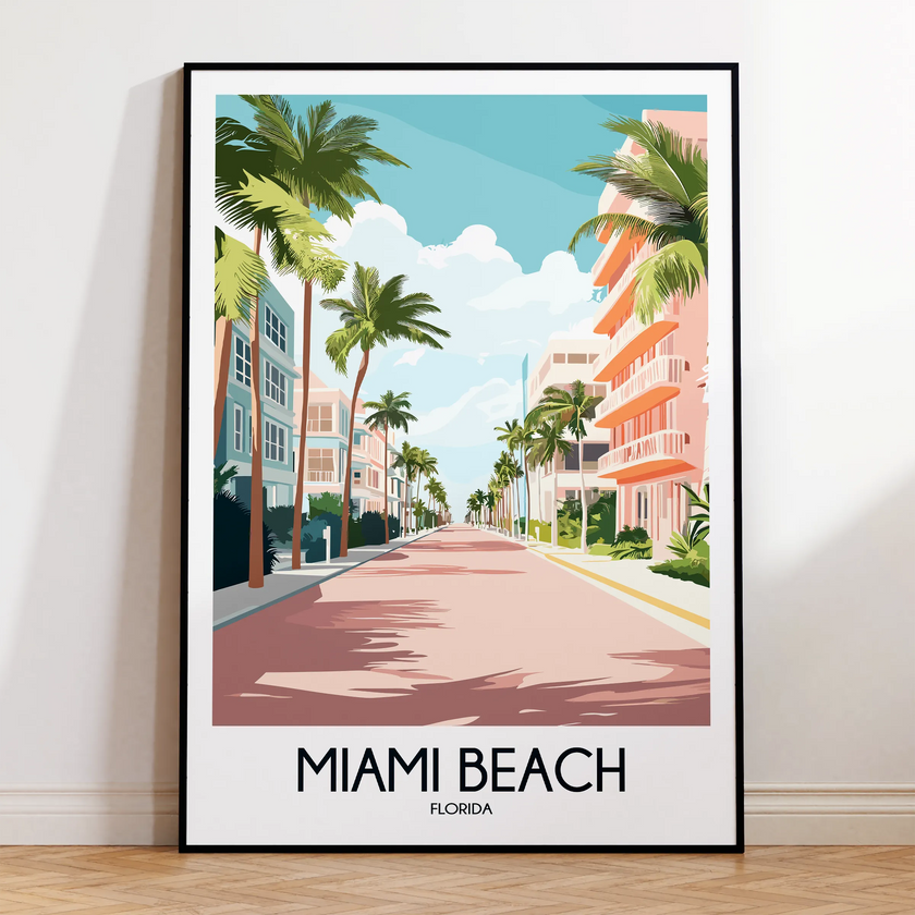 Miami Beach Travel Memory Gift