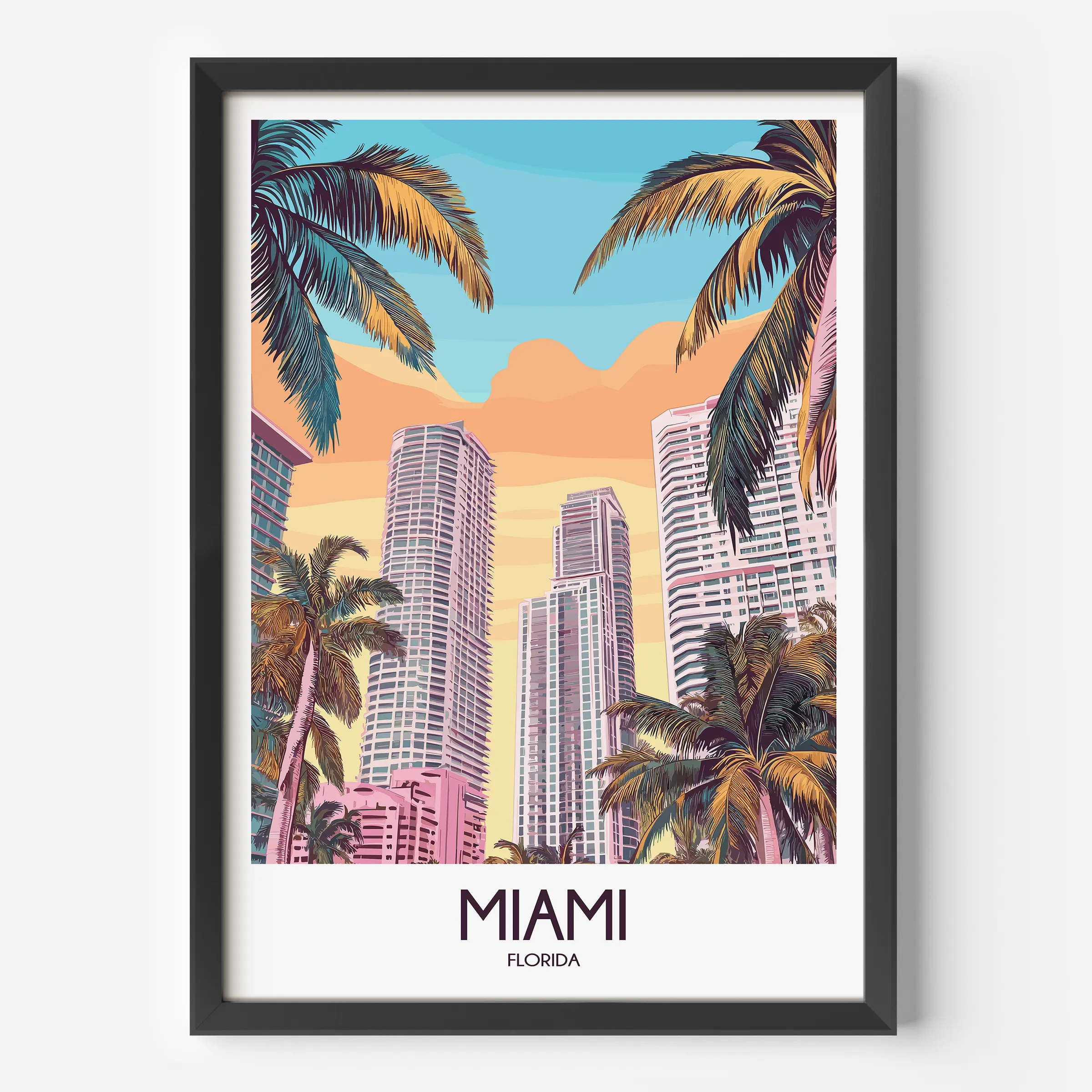 Miami Destination Art Gift