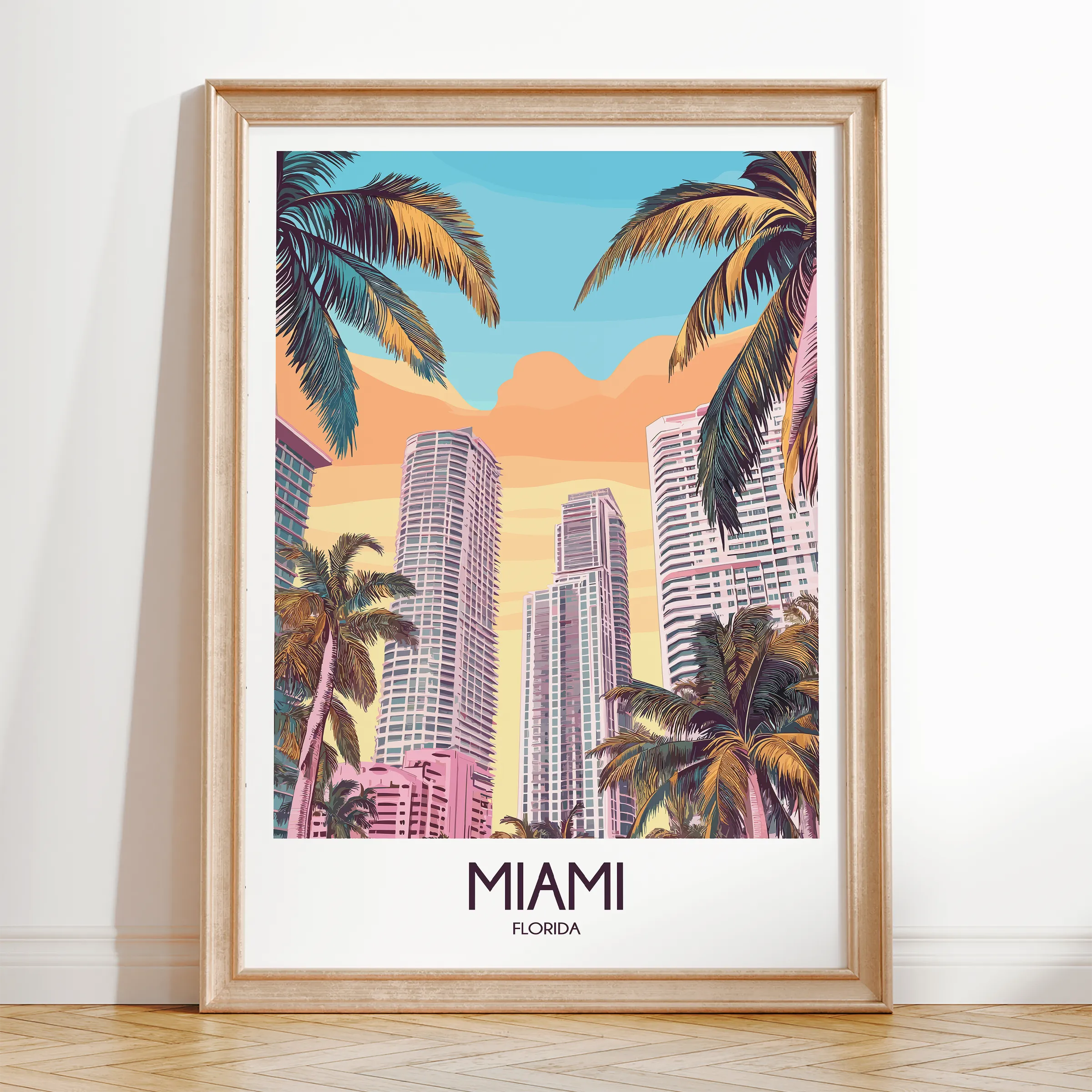 Miami Home Office Decor