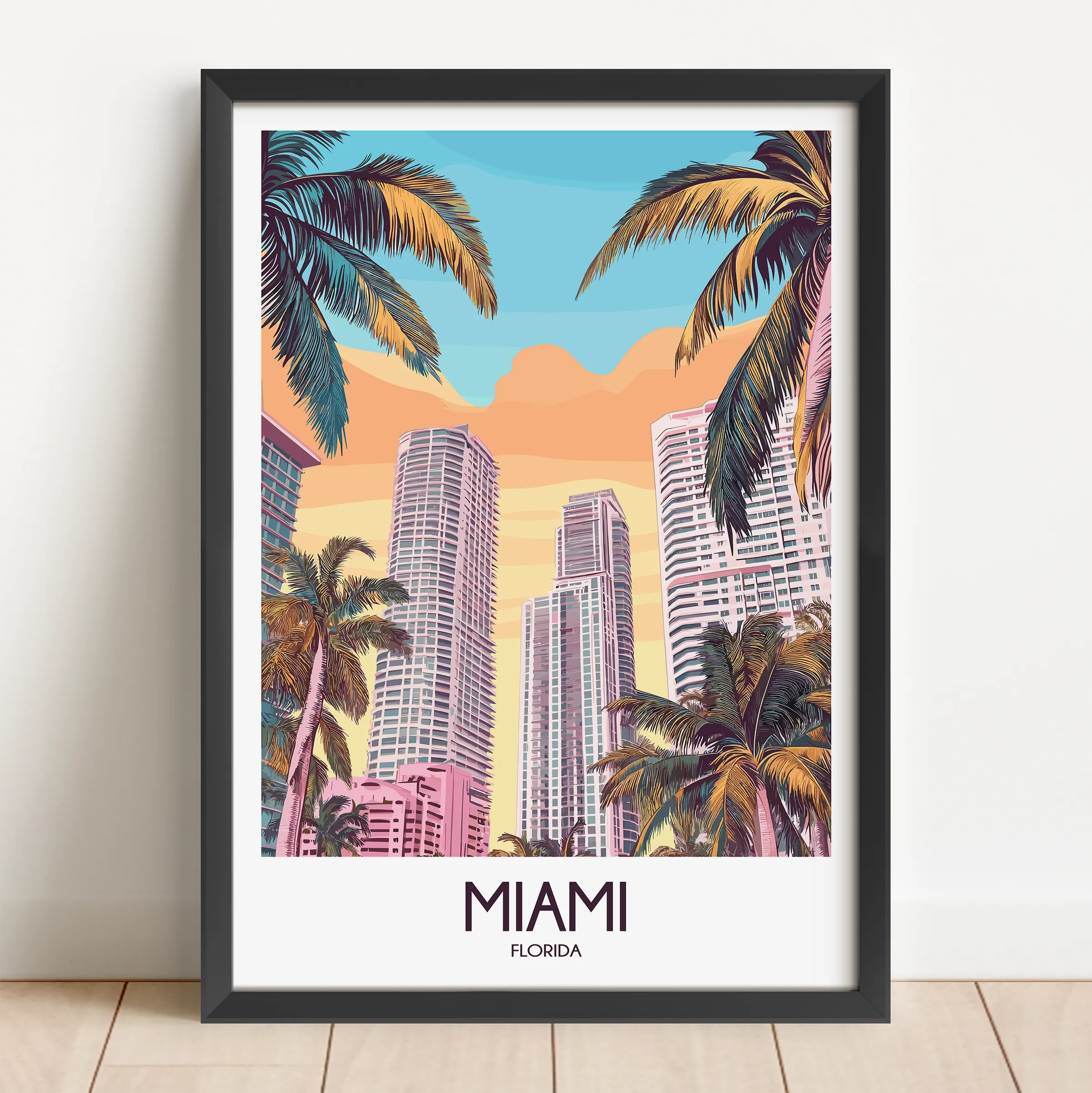 Miami Minimalist Wall Art