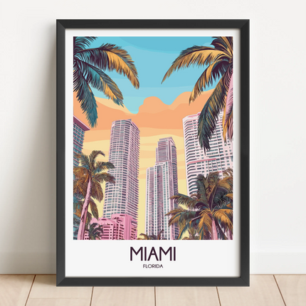 Miami Minimalist Wall Art