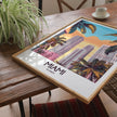 Miami Modern Travel Poster