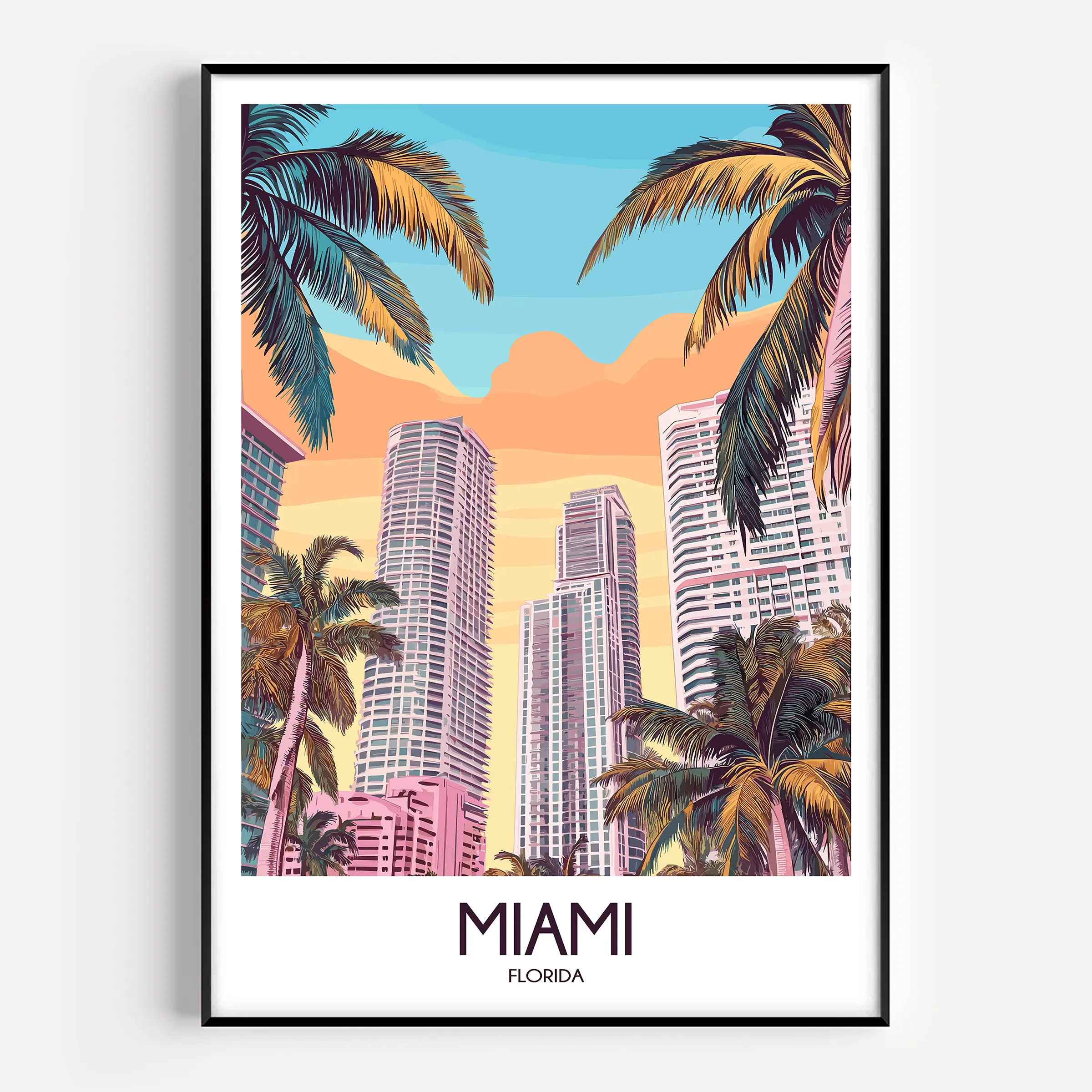 Miami Scenic Landscape Art