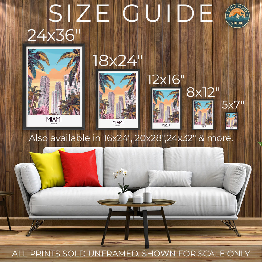 Miami Souvenir Poster Print