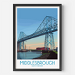 Middlesbrough Retro Travel Illustration