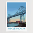 Middlesbrough Vintage Style Print