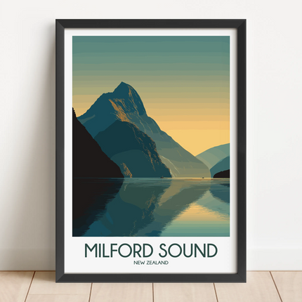 Milford Sound Destination Art Gift