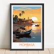 Mombasa Destination Art Gift