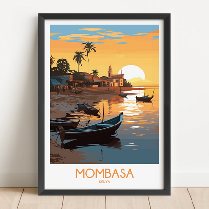 Mombasa Destination Art Gift