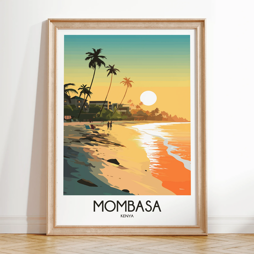 Mombasa Minimalist Wall Art