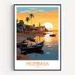 Mombasa Souvenir Poster Print