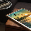 Mombasa Vintage Style Print