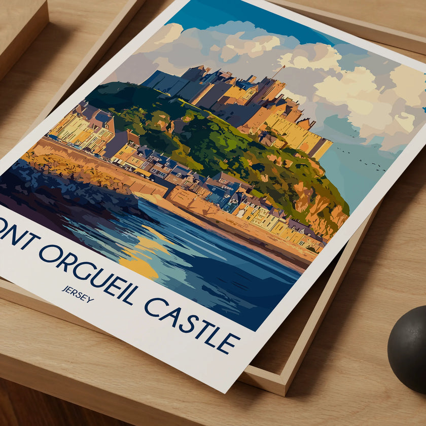 Mont Orgueil Castle Home Office Decor