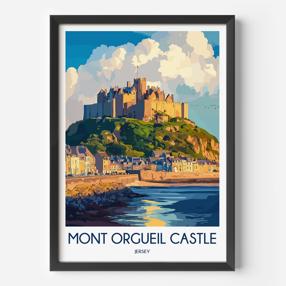Mont Orgueil Castle Home Office Decor