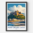 Mont Orgueil Castle Scenic Landscape Art