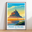 Mont St Michel Scenic Landscape Art
