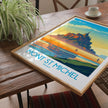 Mont St Michel Vintage Style Print