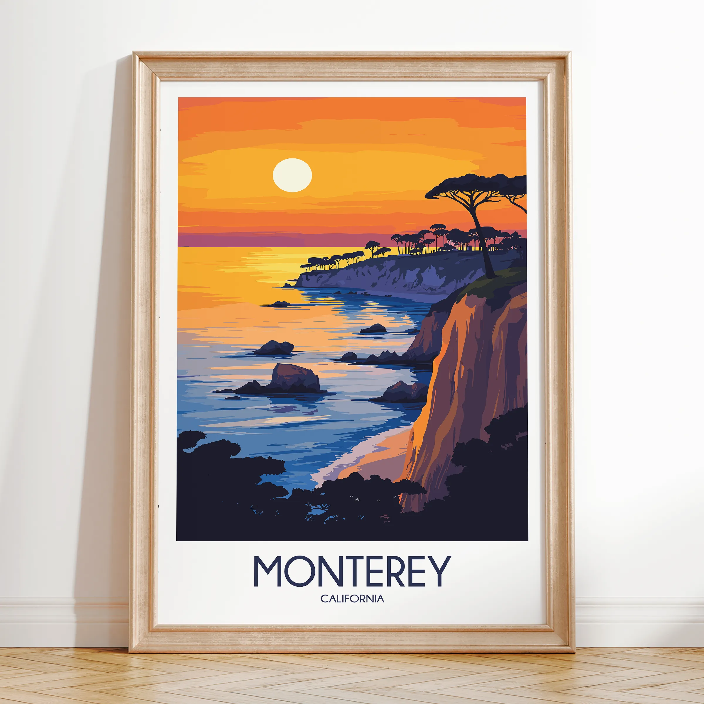 Monterey Scenic Landscape Art
