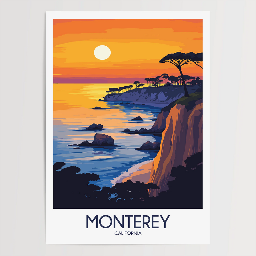 Monterey Souvenir Poster Print