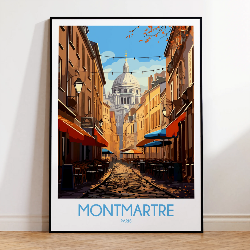 Montmartre Minimalist Wall Art