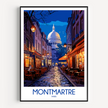 Montmartre Modern Travel Poster