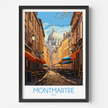 Montmartre Retro Travel Illustration