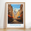 Montmartre Souvenir Poster Print