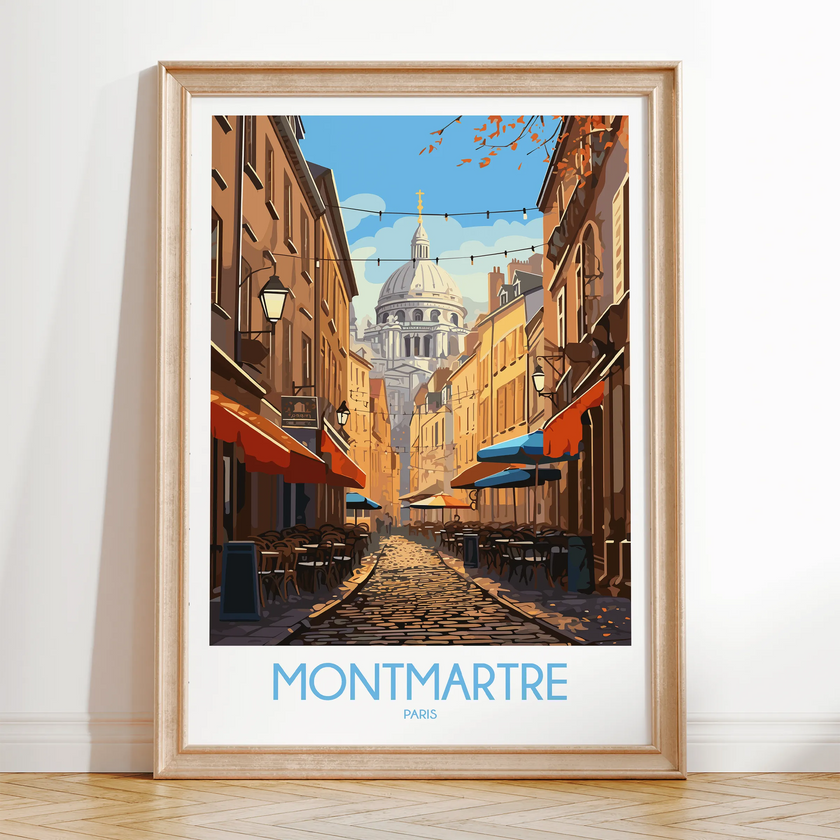 Montmartre Souvenir Poster Print