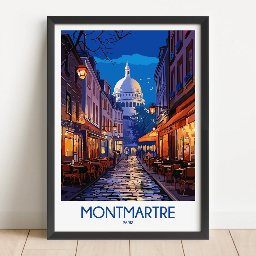 Montmartre Souvenir Poster Print
