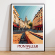 Montpellier Travel Memory Gift