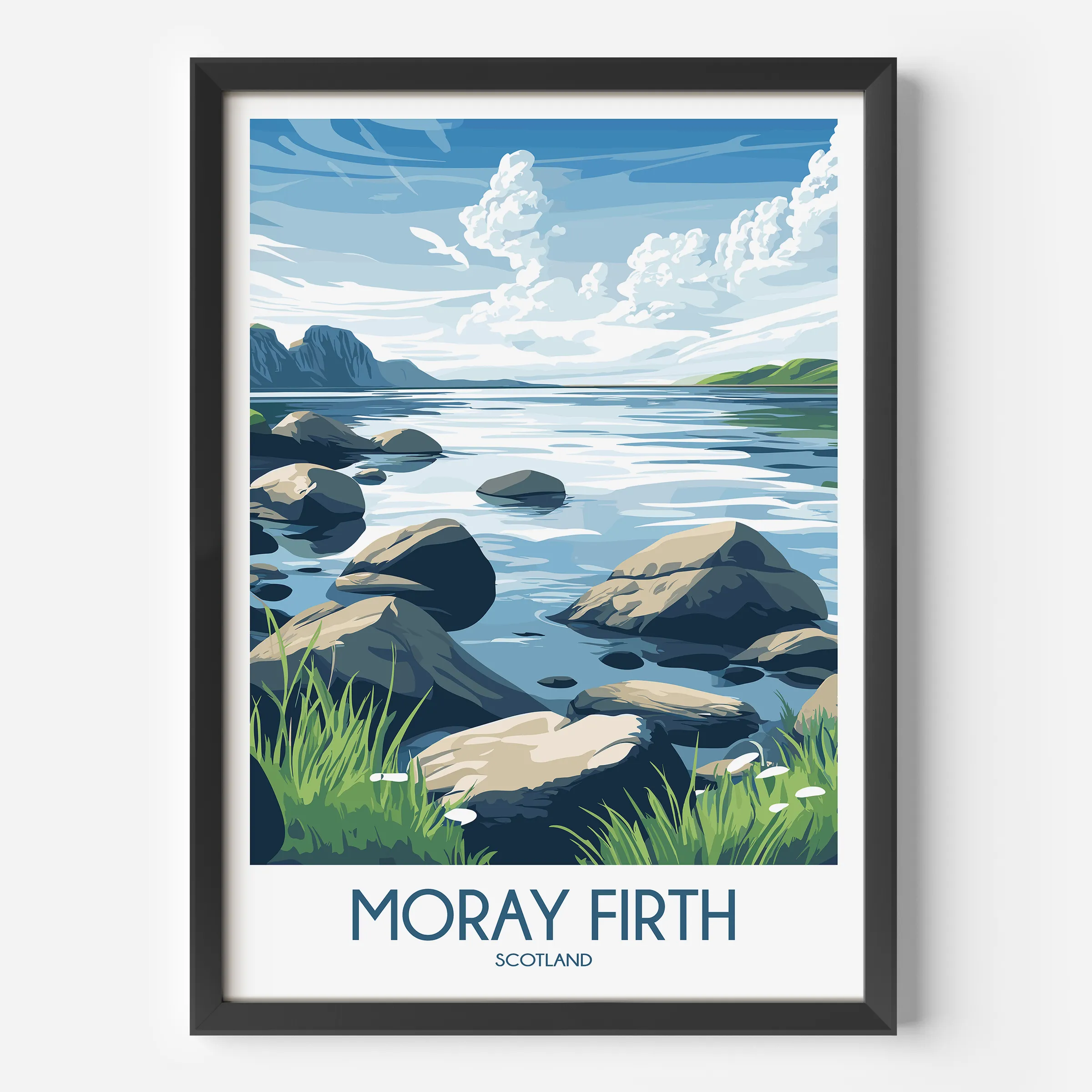 Moray Firth Minimalist Wall Art