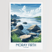 Moray Firth Retro Travel Illustration