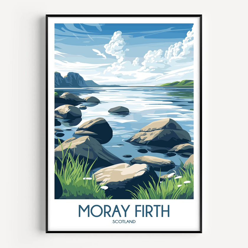 Moray Firth Souvenir Poster Print