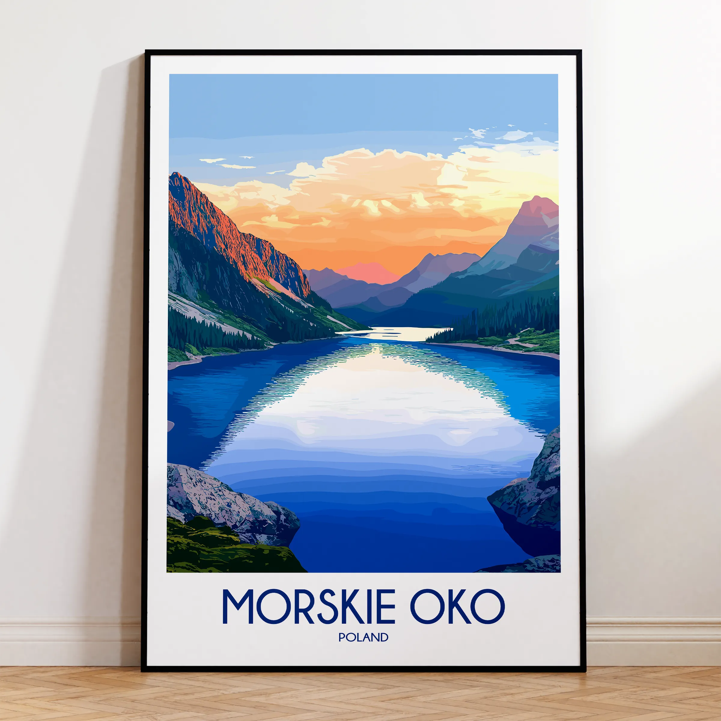 Morskie Oko Minimalist Wall Art