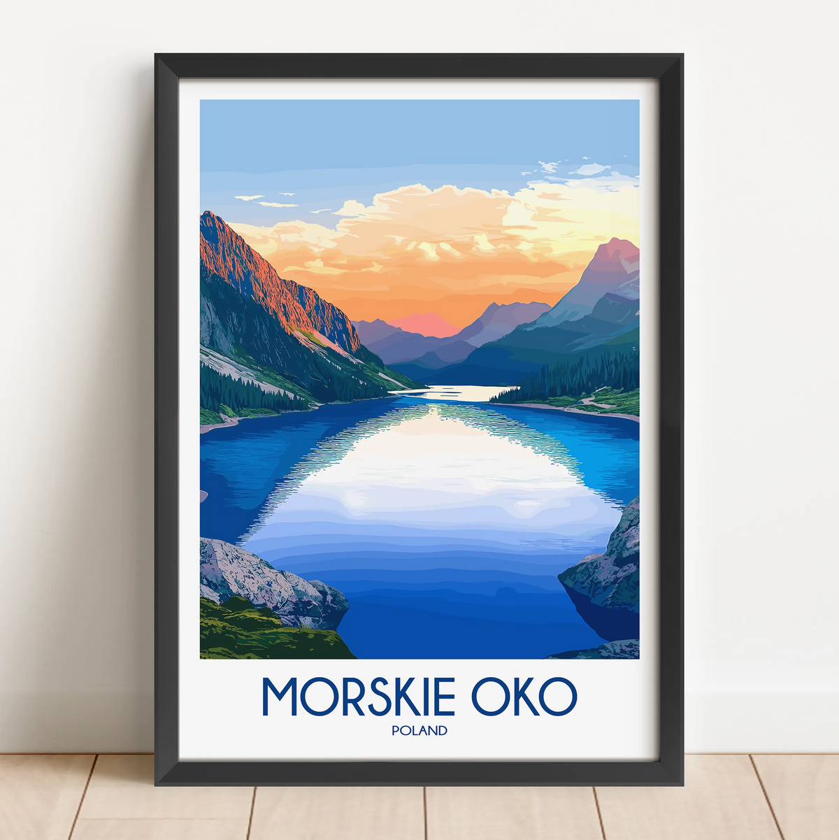 Morskie Oko Souvenir Poster Print