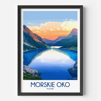 Morskie Oko Souvenir Poster Print