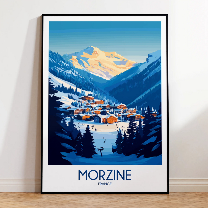 Morzine Destination Art Gift