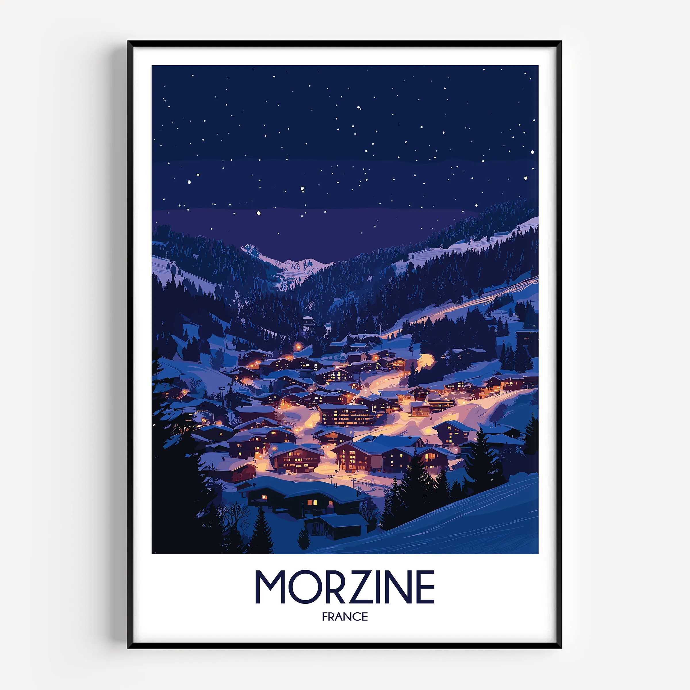 Morzine Destination Art Gift