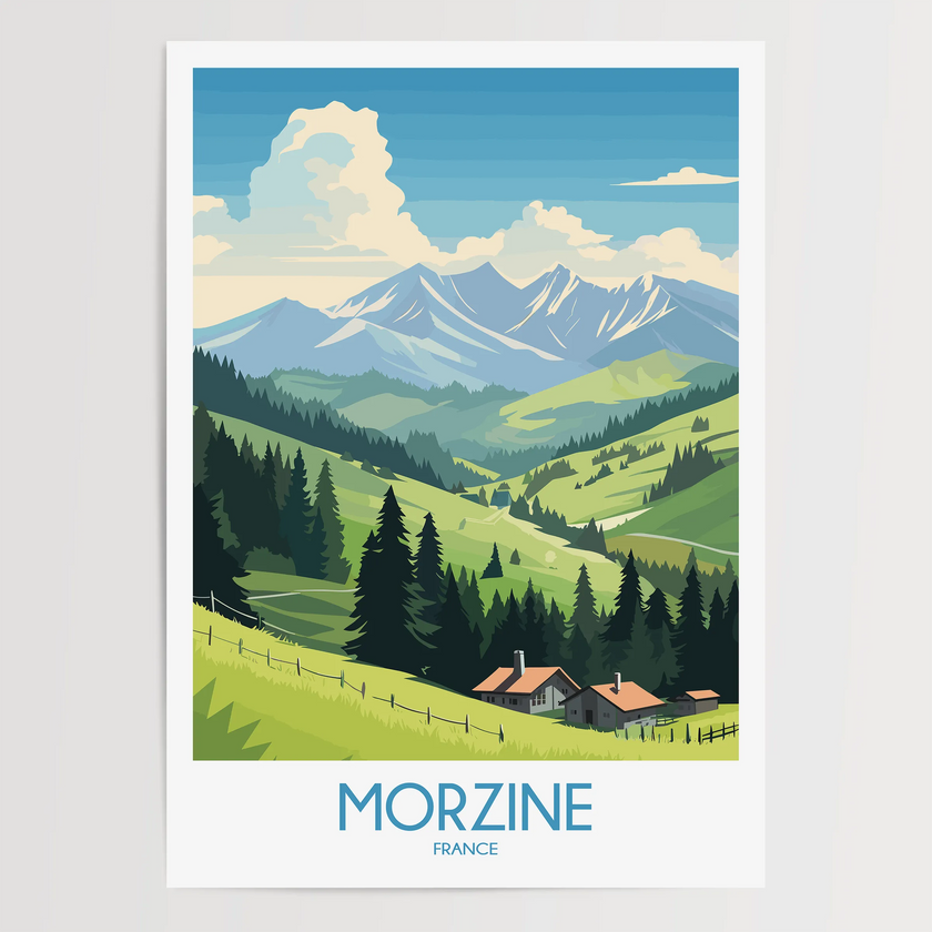 Morzine Gallery Quality Print