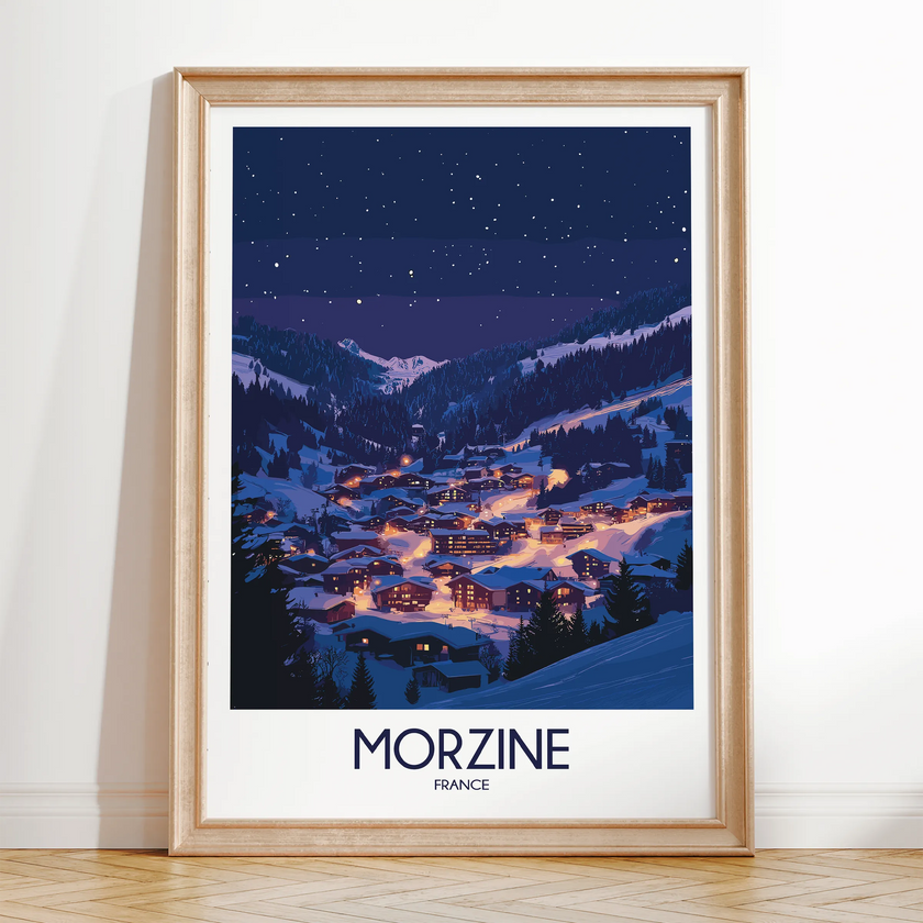 Morzine Minimalist Wall Art