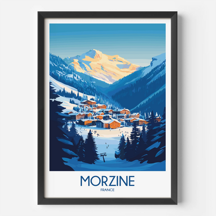 Morzine Minimalist Wall Art