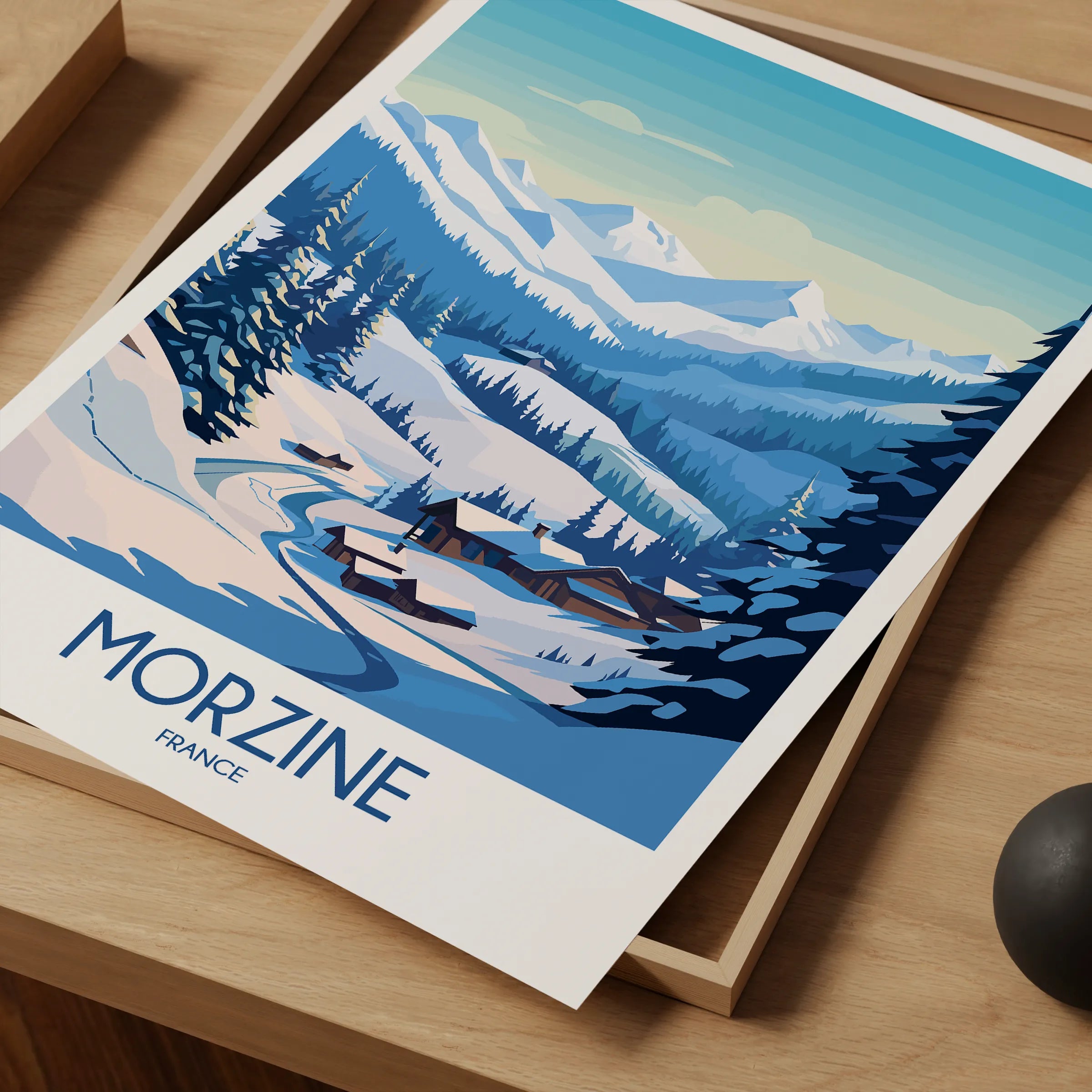 Morzine Modern Travel Poster