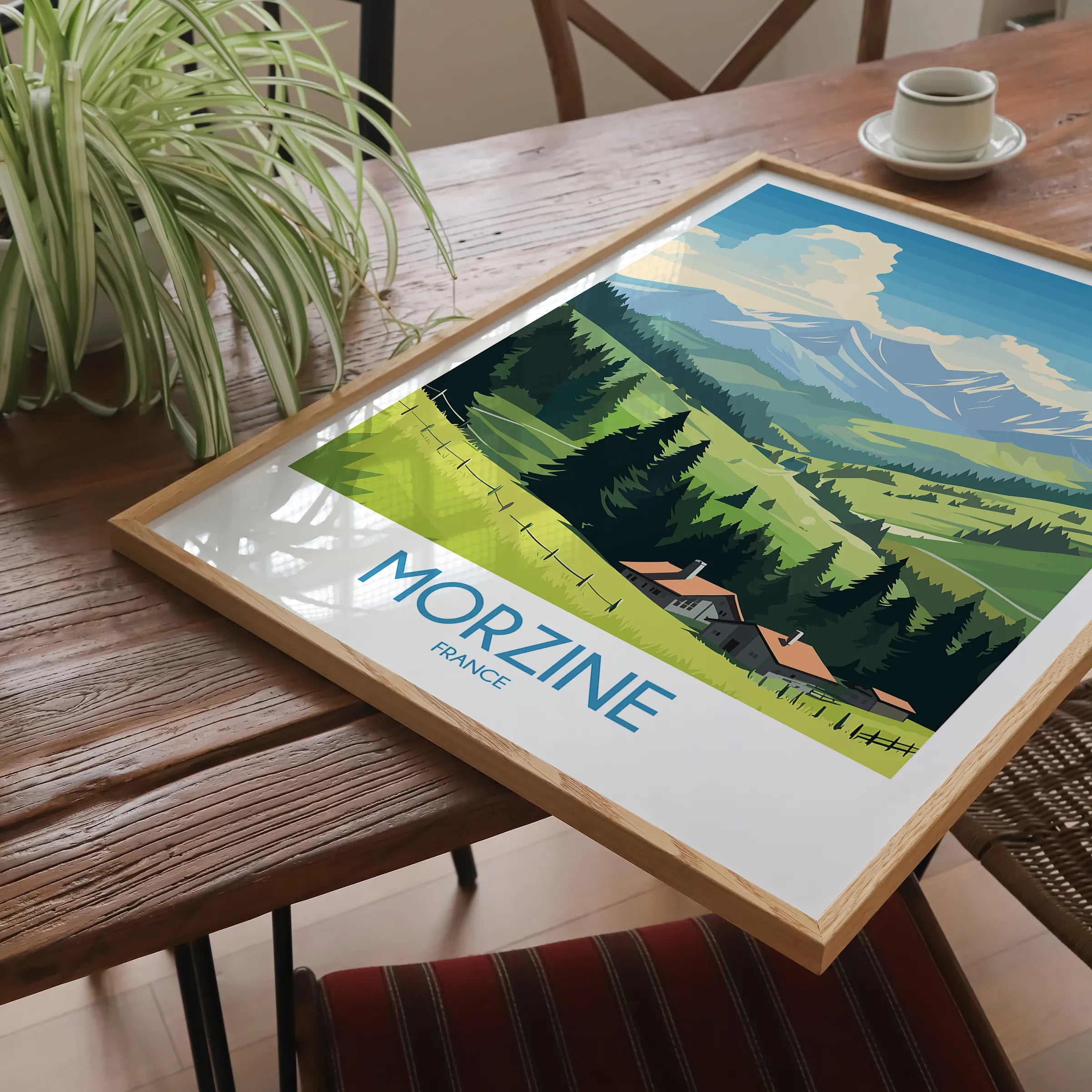 Morzine Modern Travel Poster