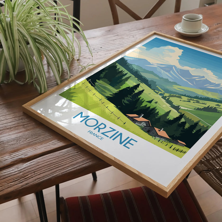 Morzine Modern Travel Poster