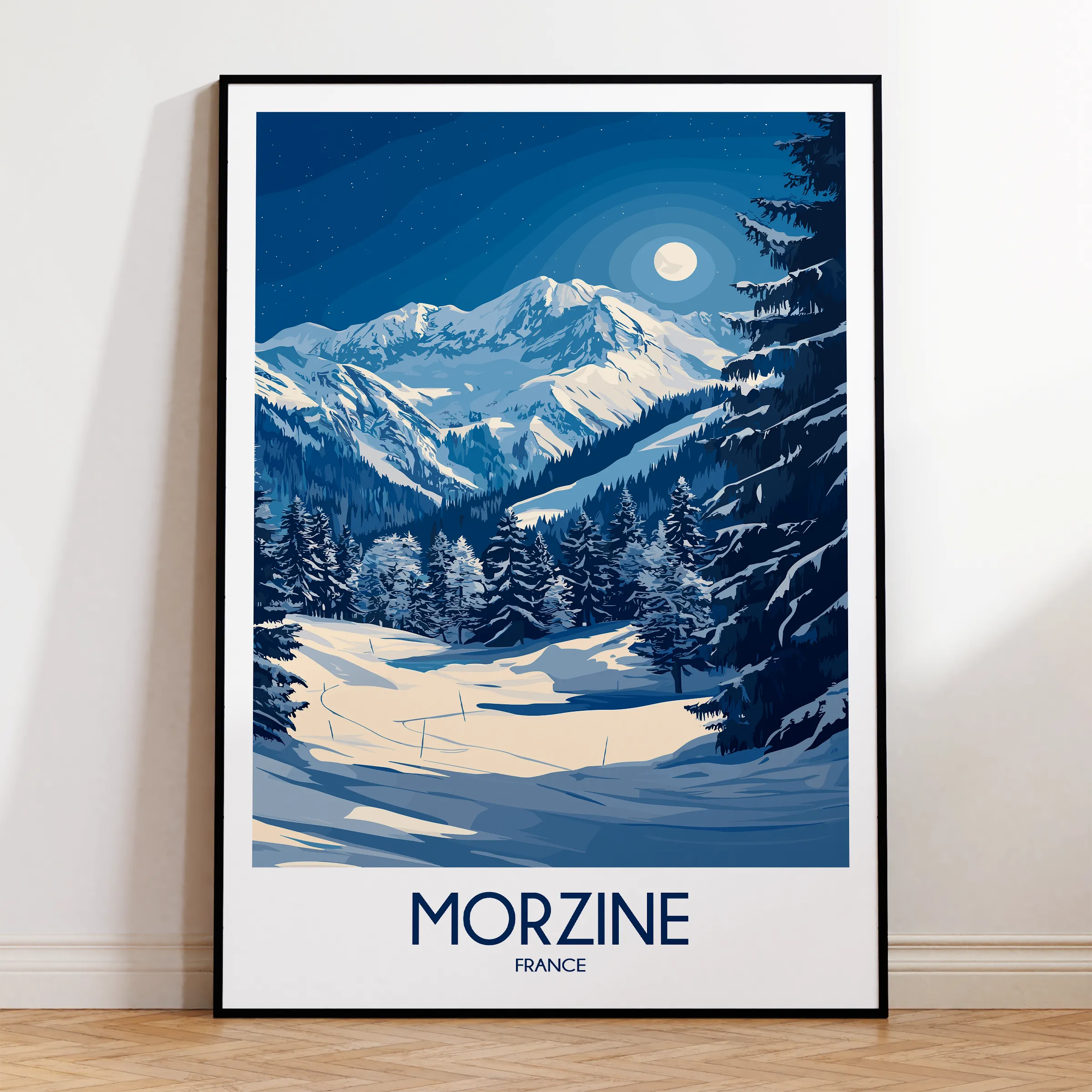 Morzine Modern Travel Poster