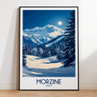 Morzine Modern Travel Poster
