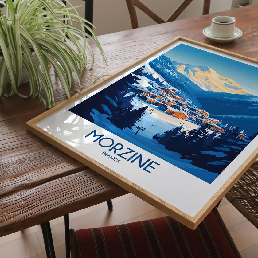 Morzine Souvenir Poster Print