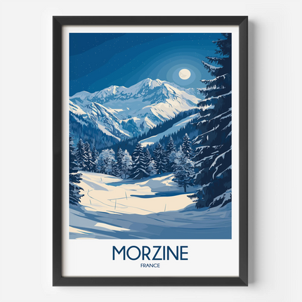 Morzine Souvenir Poster Print
