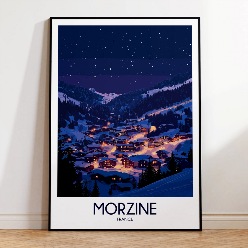 Morzine Souvenir Poster Print